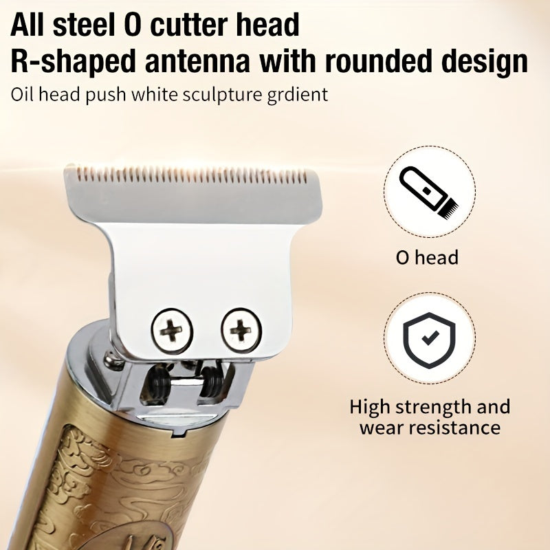 Hair Clippers Beard Trimmer for Men, Electric Cordless Clippers with LCD Screen.
