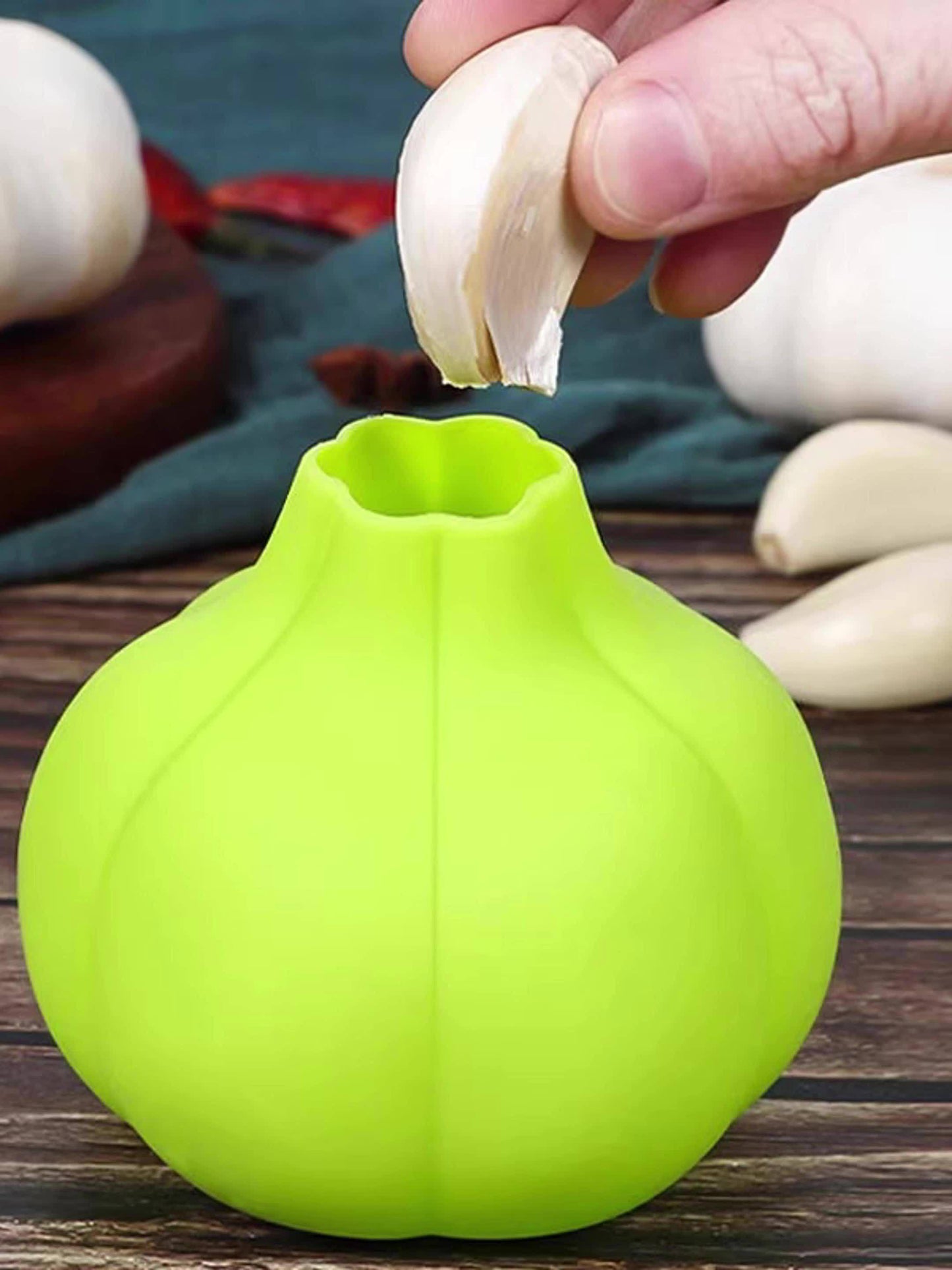 1/3pcs Silicone Garlic Peeler, Suitable for Kitchen Food Garlic Skinning Tool, Easy Convenient Quick Peel and Easy-to-Clean Kitchen Gadget