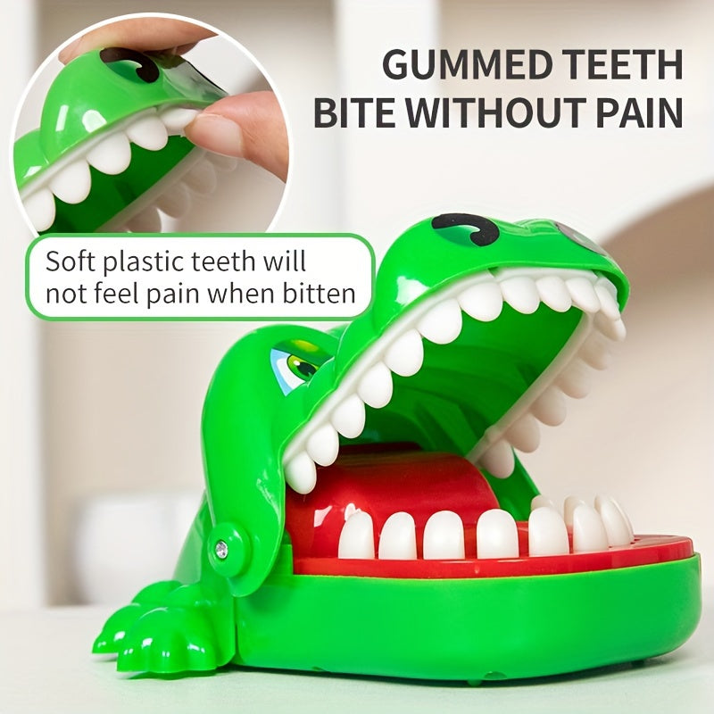 Fun Interactive Teeth-Pulling Game - Crocodile Finger Biting Toy for Youngsters 3+ - Perfect Party & Christmas Gift