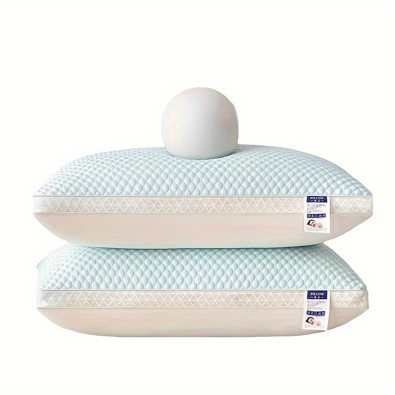 2pcs Cooling Breathable Tofu Pillows - Relax & Neck Support, Easy Sleep Comfort for Home, Bedroom, Hotel - Perfect Holiday Gift, Christmas present