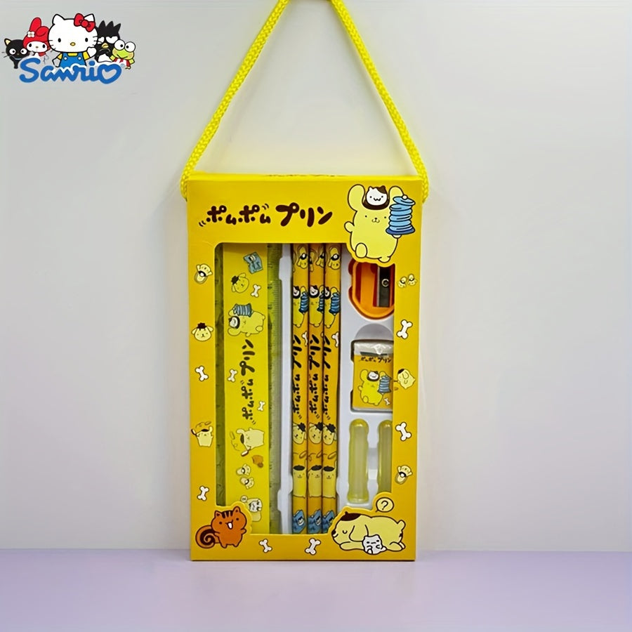 Hello Kitty & Cinnamoroll 8pcs Stationery Gift Set