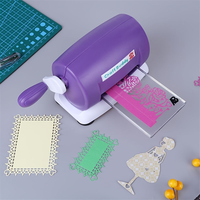 Practical DIY Plastic Paper Cutting Embossing Machine - Creative Craft Buddy Die-Cut Machine for Craft Scrapbooking Album Cutting Tools