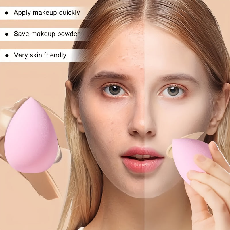 Popular Choice 20/21/40pcs of pink makeup kit, the set includes a multi-size soft brush, a variety of makeup eggs, a portable large-capacity travel makeup bag, and a full set of pink 2025 Internet celebrity makeup brushes