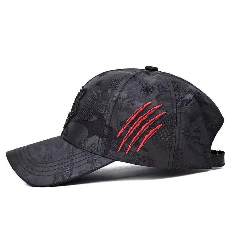 2023 Breathable New Men's Outdoor Sunscreen Baseball Cap Snapback Hat for Mountaineering, Hunting, Cycling