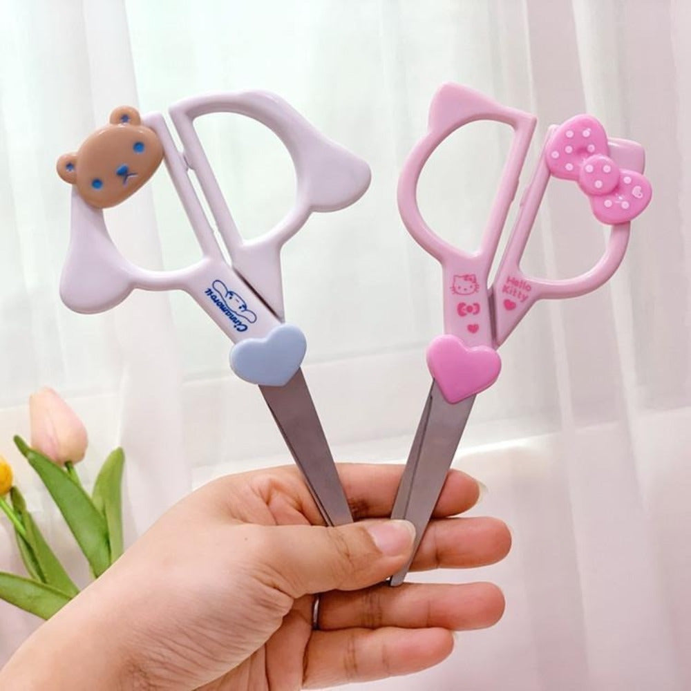 1pc Sanrio Kuromi, Cinnamoroll, My Melody Scissors - Cute Anime with Character Designs, Sharp Blades for Office, Crafting - Gift for Fans, Supplies, Crafting Tools, Sturdy Construction, Decorative