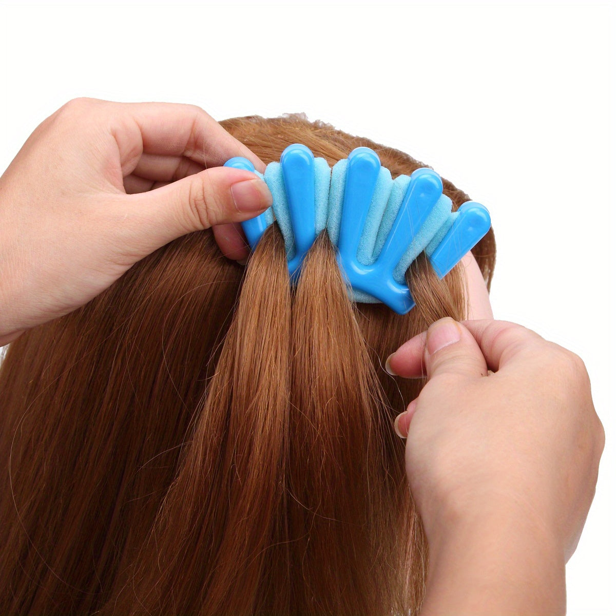 Hair Braiding Tool Weave Sponge Plait Hair Twist Hairstyling Braider DIY Accessories Five Finger Sponge Hair Curler Braid Hair Braider