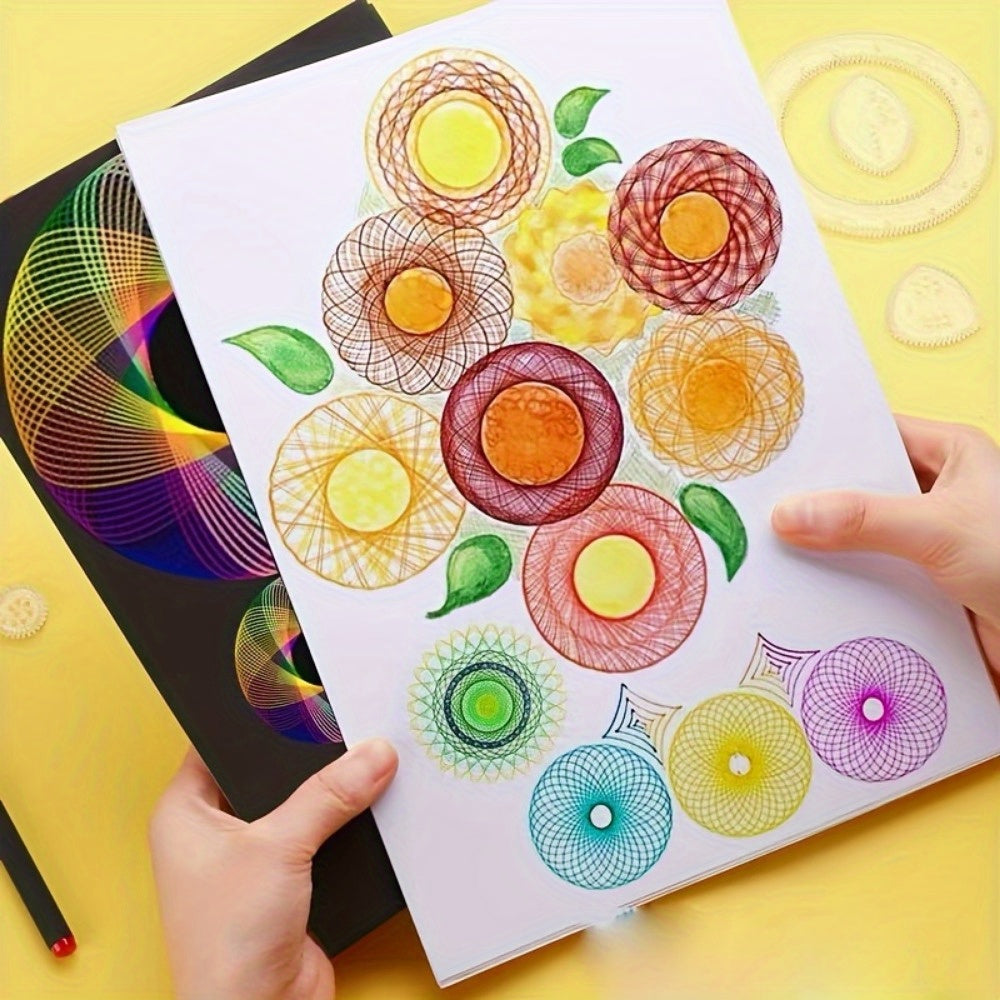 22pcs/set Multifunctional Geometric Drawing Ruler