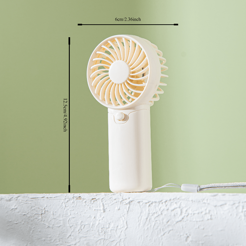 Portable Mini Fan, Compact & Lightweight | Battery-Operated, Ideal for Office, Outdoor, Travel & Camping - Stay Cool Anywhere, Anytime! (AAA Batteries Not Included)