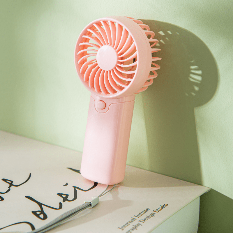 Portable Mini Fan, Compact & Lightweight | Battery-Operated, Ideal for Office, Outdoor, Travel & Camping - Stay Cool Anywhere, Anytime! (AAA Batteries Not Included)