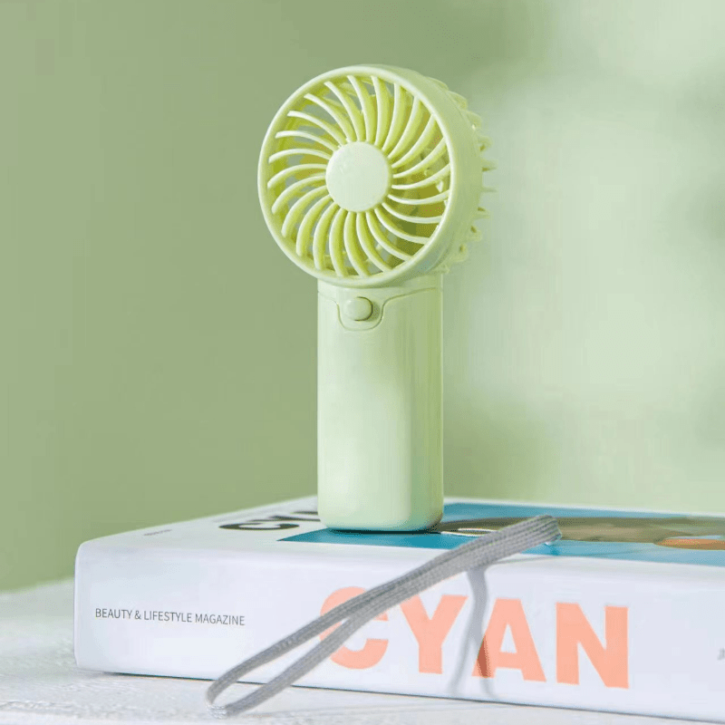 Portable Mini Fan, Compact & Lightweight | Battery-Operated, Ideal for Office, Outdoor, Travel & Camping - Stay Cool Anywhere, Anytime! (AAA Batteries Not Included)