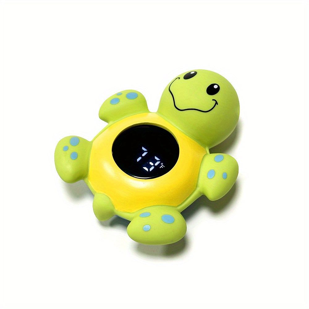 1pc 3-in-1 High-Precision Smart Turtle Bath Water Temperature Monitor with Automatic Water Detection, Infrared Thermometer, Safe Plastic Material for Room and Pool Use