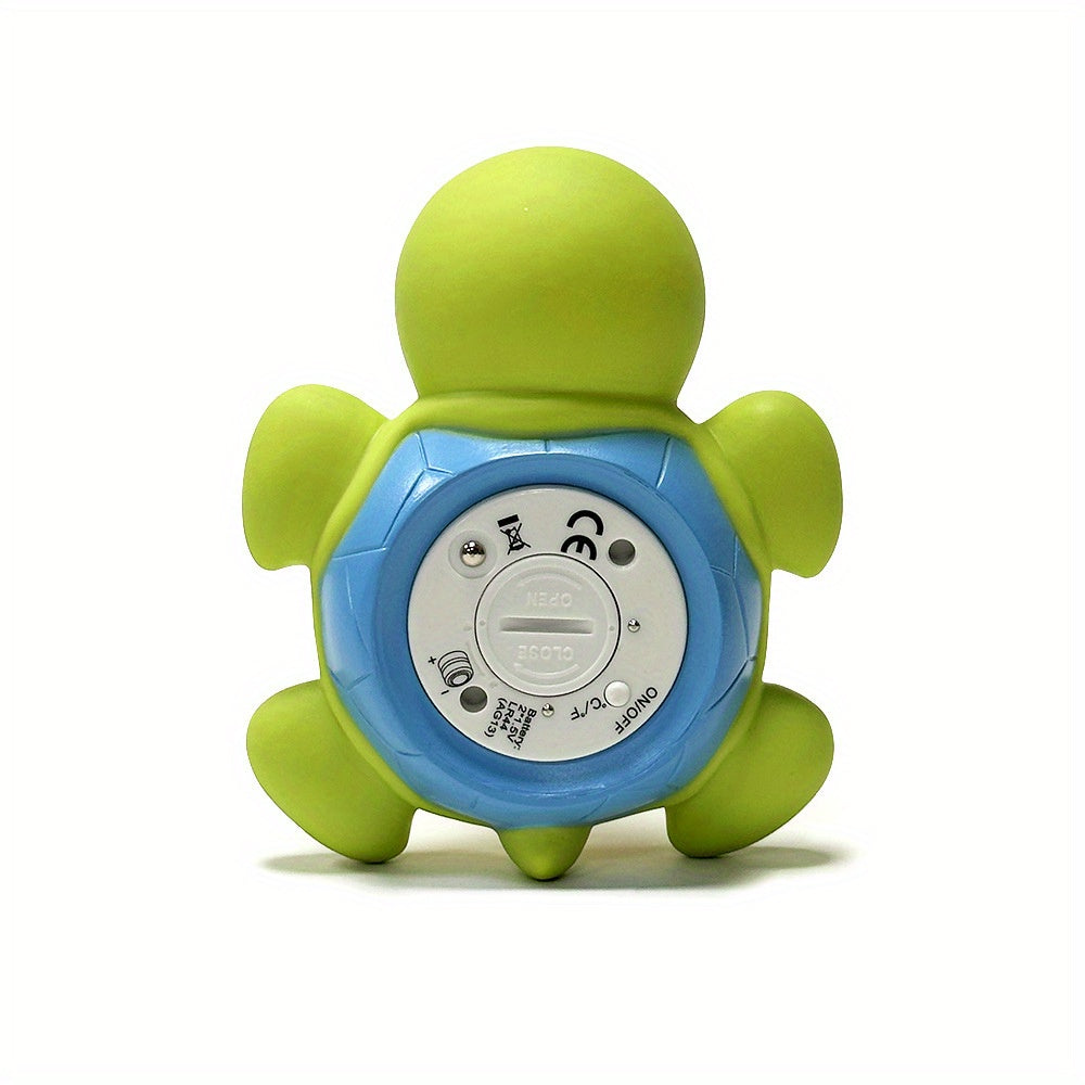 1pc 3-in-1 High-Precision Smart Turtle Bath Water Temperature Monitor with Automatic Water Detection, Infrared Thermometer, Safe Plastic Material for Room and Pool Use