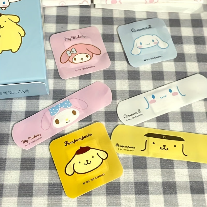 40 Pcs Breathable Cute Kawaii Waterproof Bandage Stickers for Wound Care & First Aid