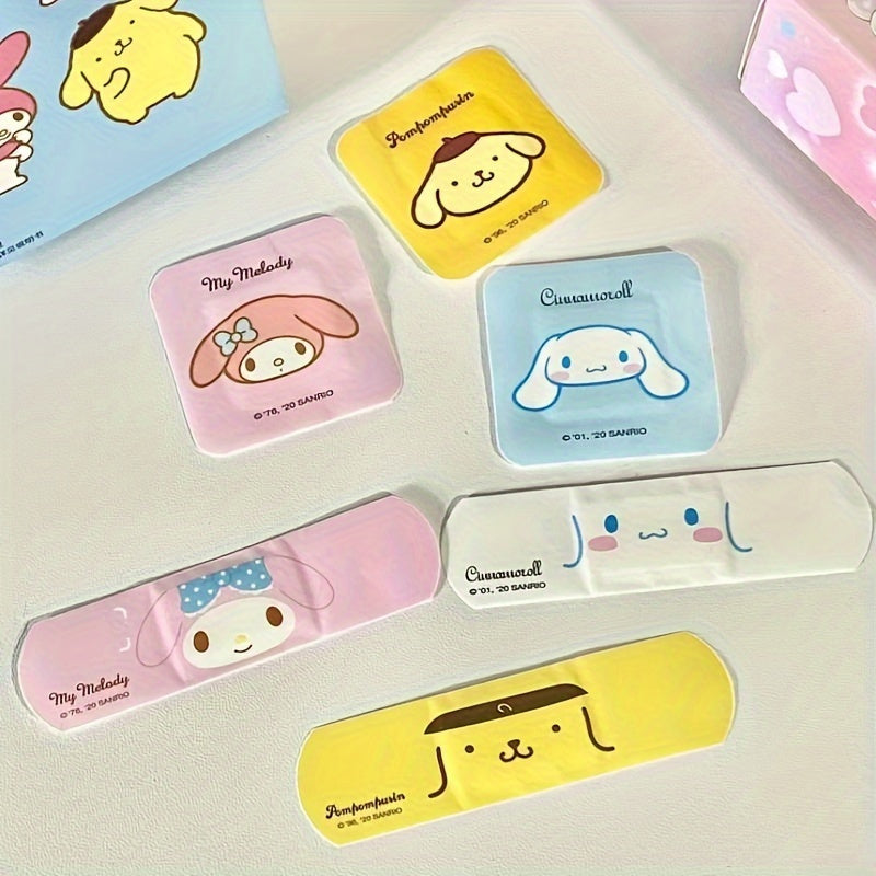 40 Pcs Breathable Cute Kawaii Waterproof Bandage Stickers for Wound Care & First Aid