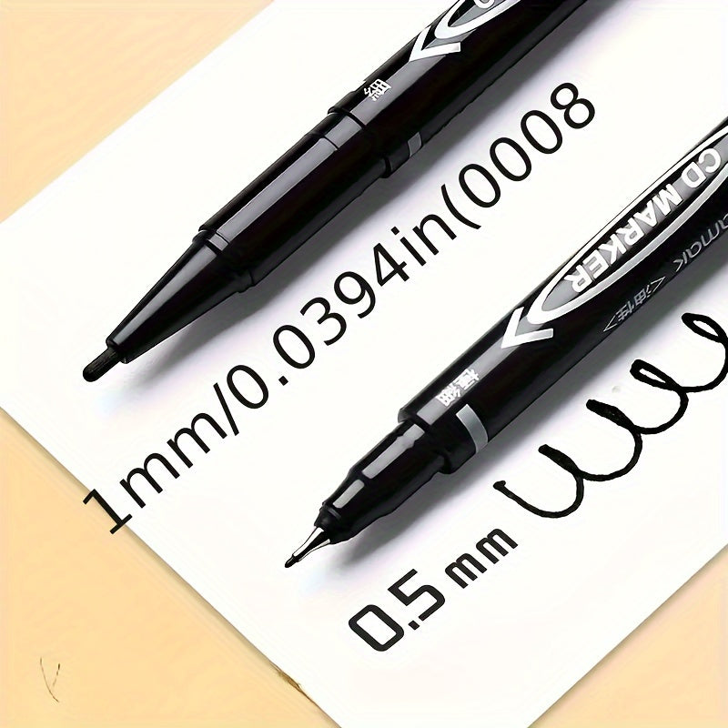 Pack of 4 Dual-Tip Permanent Markers