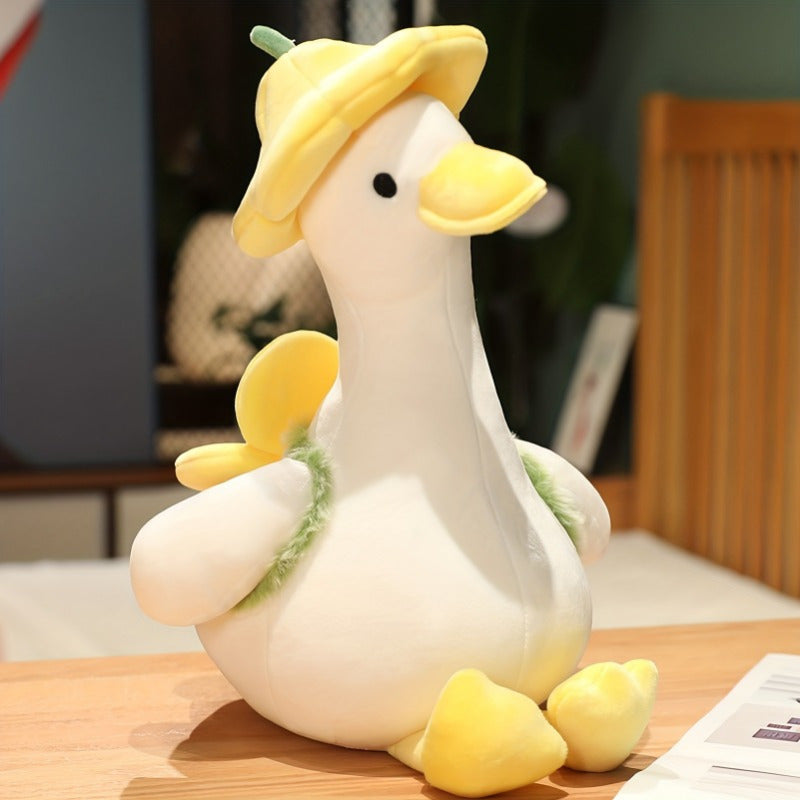 Adorable Kawaii Duck Plush Toy - Soft Stuffed Animal for Kids, Best Birthday & Holiday Gift