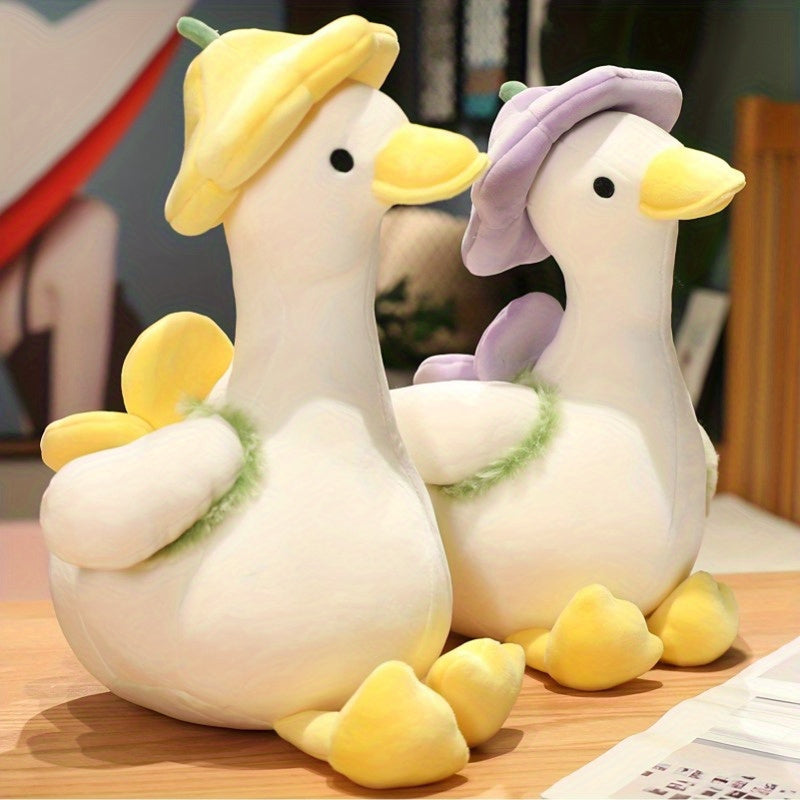 Adorable Kawaii Duck Plush Toy - Soft Stuffed Animal for Kids, Best Birthday & Holiday Gift
