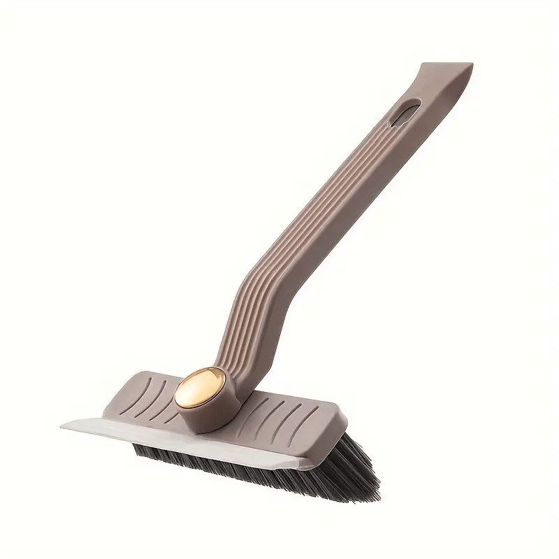 3-in-1 Multi-Purpose Tile Cleaning Brush - 360° Rotating Hard Bristle Scrubber, No Power Required, for Bathroom, Kitchen, Bedroom, Toilet, Car
