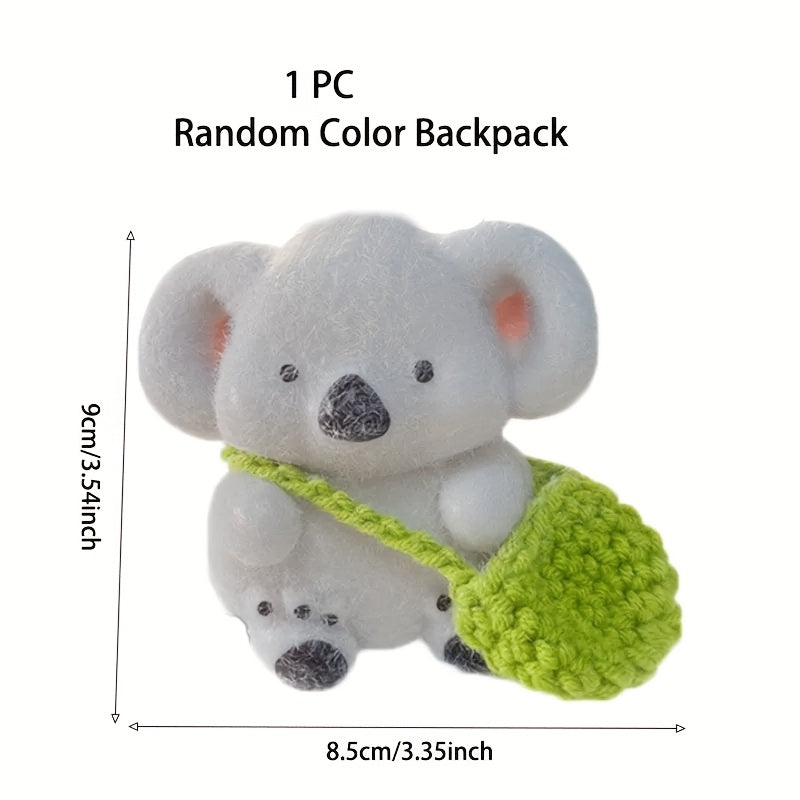 1/2/3/4pcs Cute Koala Squeeze Toy with Slow Rebound, Ideal for Birthday And School Party Gifts (Random Color Backpack)