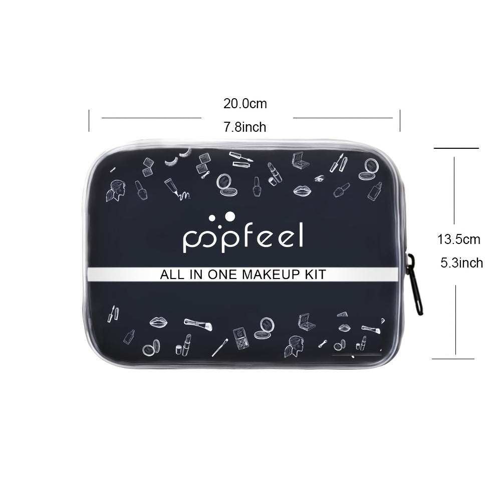 POPFEEL Eyeshadow Makeup Kit: Complete Set for Beginners,