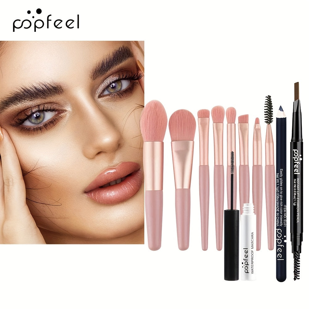 POPFEEL 40-Color Eyeshadow Set, 12pcs Set, Create Perfect Eye Makeup.