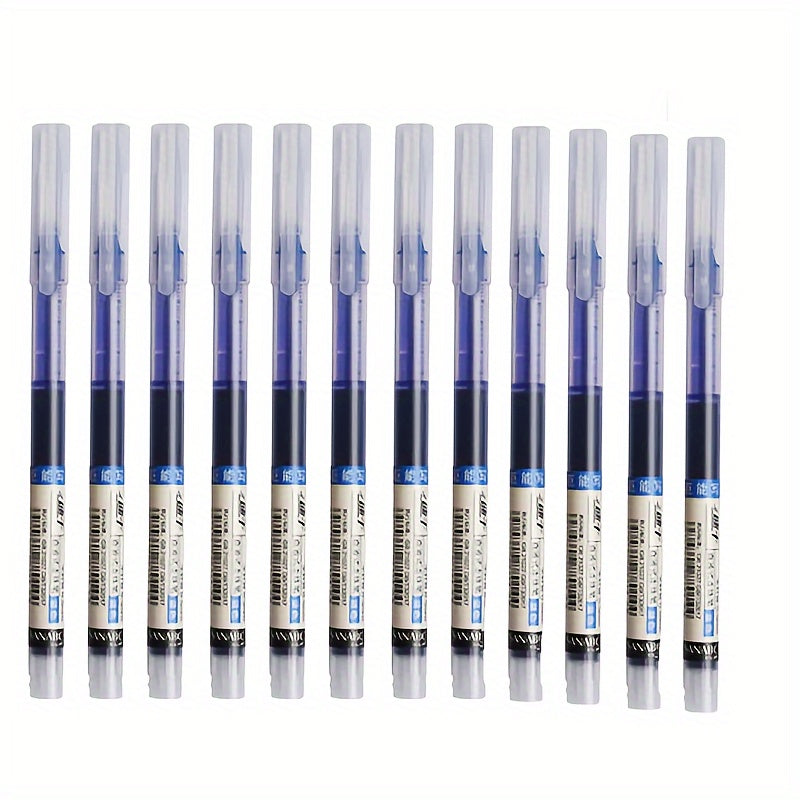 12-Pack Quick-Dry Smooth Rollerball Pens