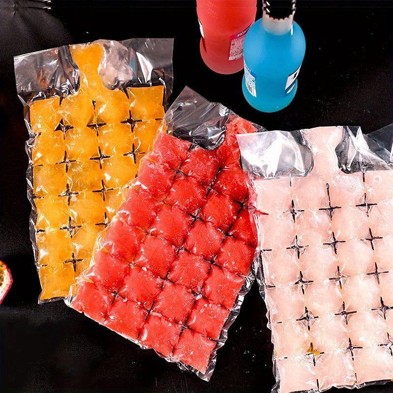 20pcs Disposable Ice Cube Bags – Self-Sealing, Free Funnel Included
