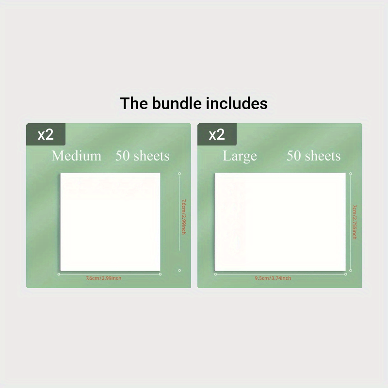 50 Sheets Of Transparent Sticky Notes - Perfect For School, Office, And Journaling!