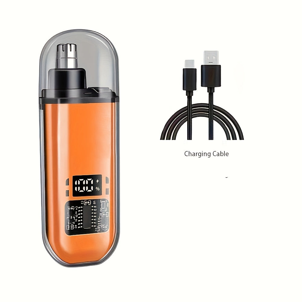 Electric nose hair trimmer, very stylish, mini and compact, portable, suitable for both men and women.