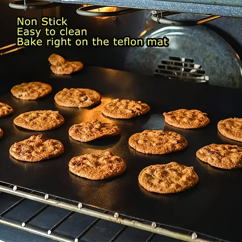 1/2pcs Durable Non-Stick Reusable Baking Mats - Perfect for Electric & Gas Ovens, Toasters, and Grills - Easy to Clean Kitchen Essentials for Outdoor BBQs & Cooking