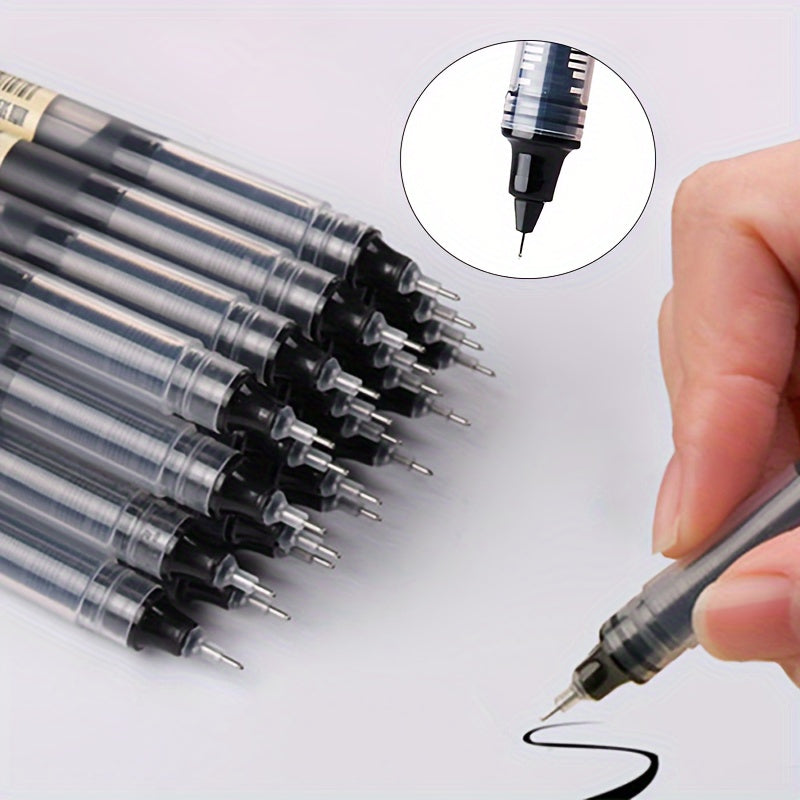 12-Pack Quick-Dry Smooth Rollerball Pens