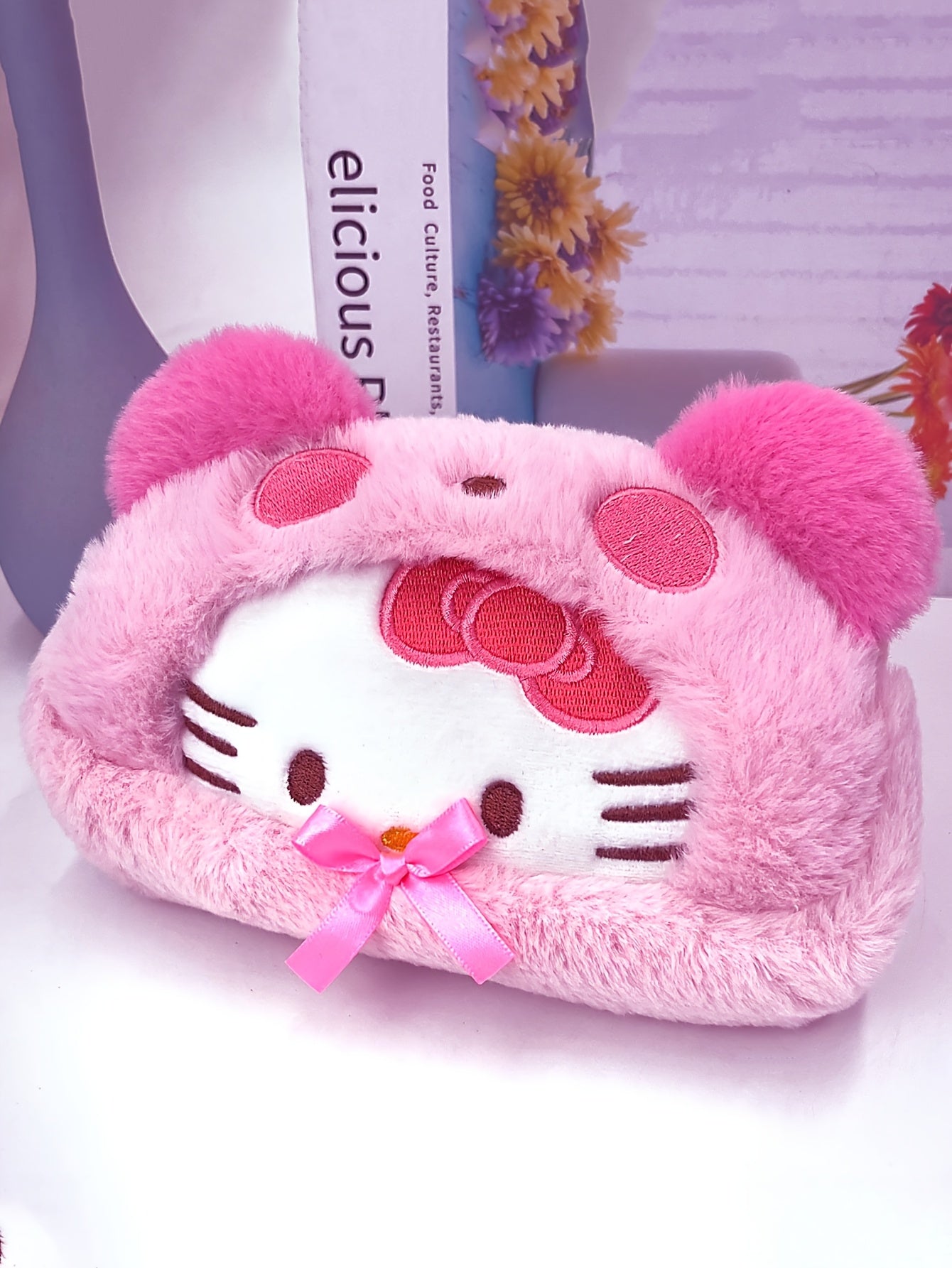 Sanrio Flannel Cartoon Dog Pen Case