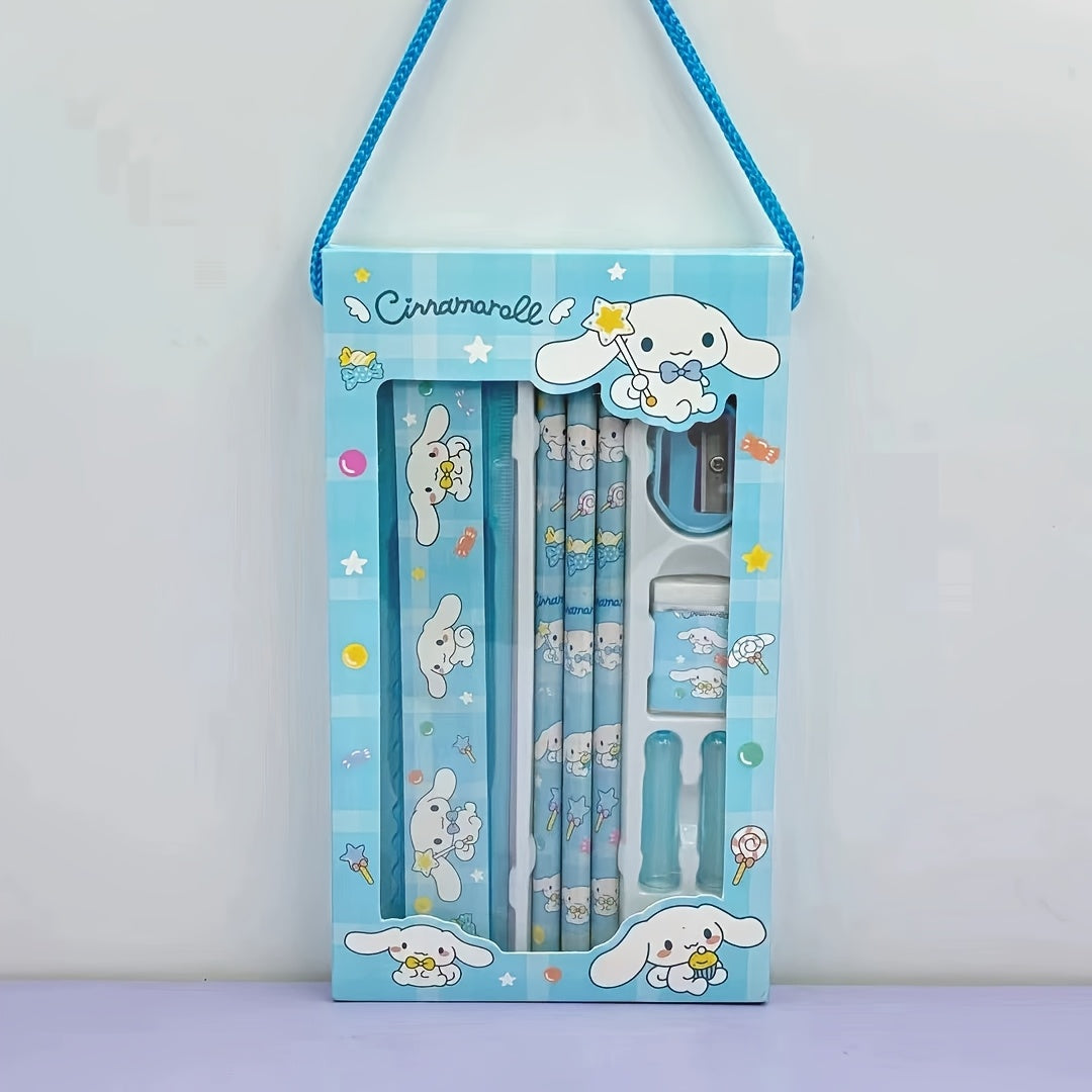 Hellokitty Melody Kuromi Cinnamoroll School Supplies Pencil Eraser Ruler | Christmas Gifts