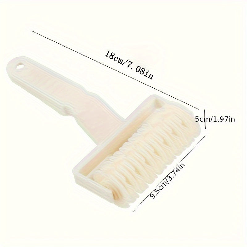 1pc Premium Plastic Dough Roller and Cutter with Biscuit and Pizza Wire Cutter and Rolling Pin, Ideal for Homemade Cookies and Pizzas, Baking Tools