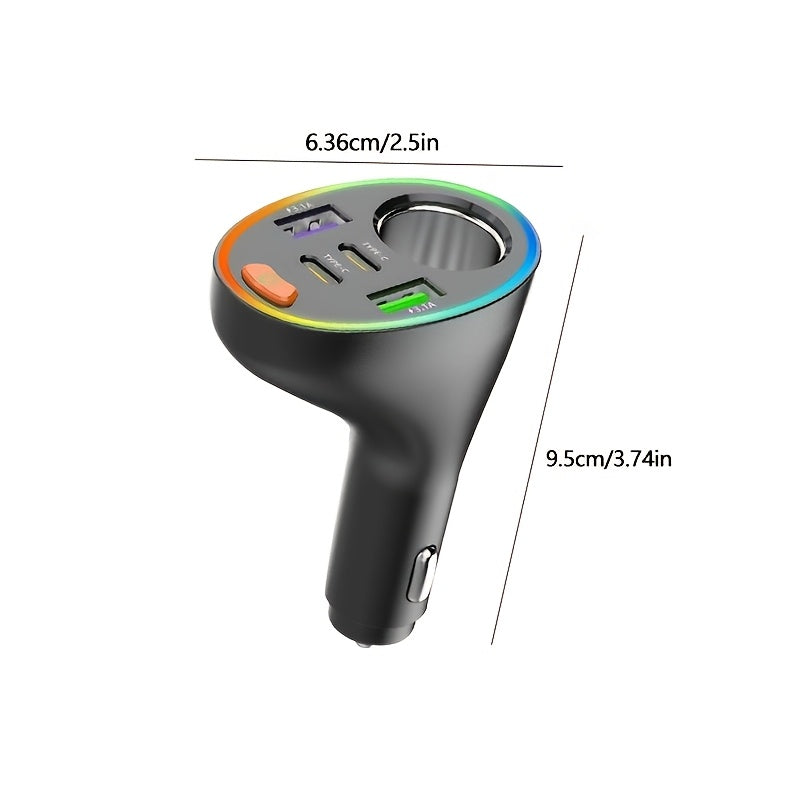 Fast Charging 2USB+2Type-C Car Charger Plug Lighter - Car Charging