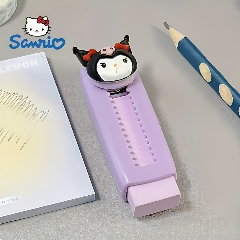 Sanrio Pull-Out Retractable Black Cat Eraser