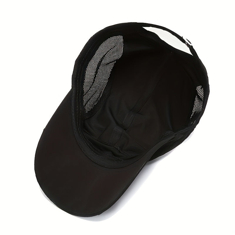 Men's Spring/Summer Lightweight Breathable Outdoor Casual Fishing Duckbill Cap Quick-Dry Thin Sports Baseball Hat