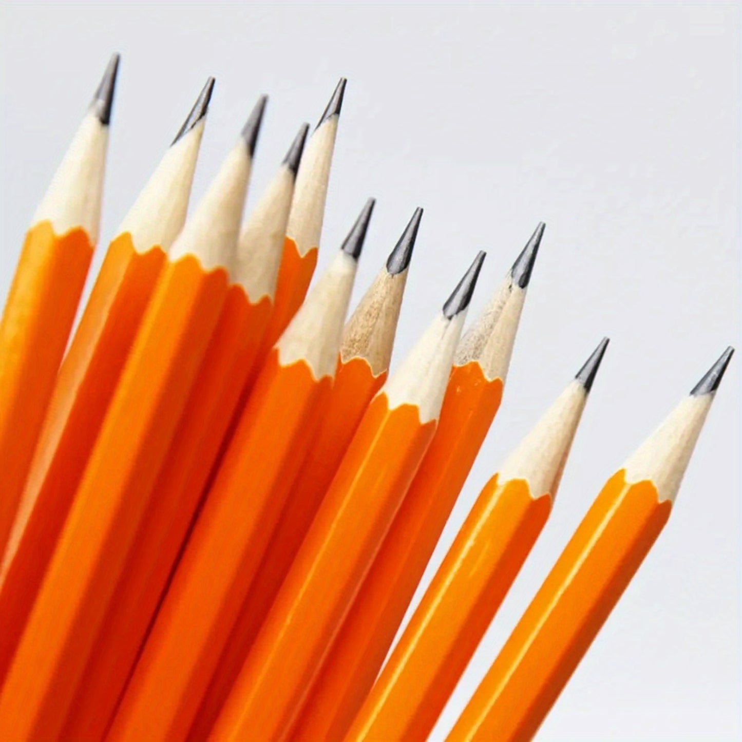 10/30pcs Yellow HB Pencils with Erase