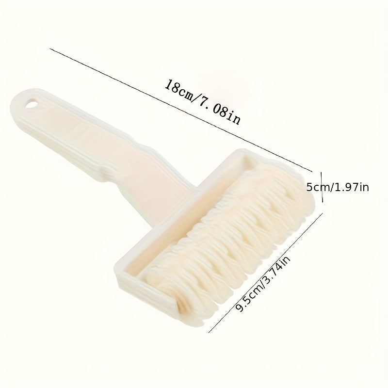 1pc Premium Plastic Dough Roller and Cutter with Biscuit and Pizza Wire Cutter and Rolling Pin, Ideal for Homemade Cookies and Pizzas, Baking Tools