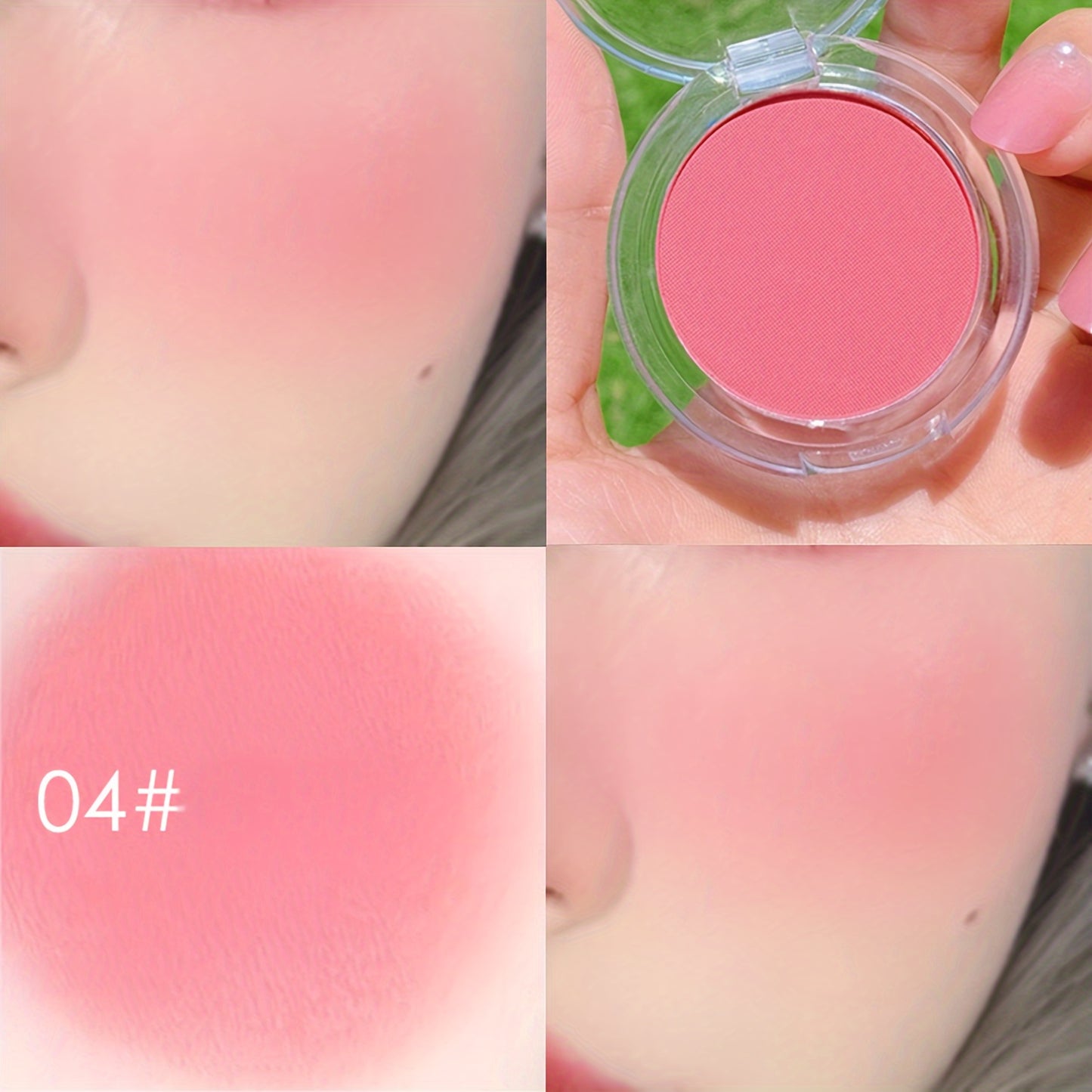 8 Shades Matte Blush Powder - Lightweight, Low Saturation, Buildable Coverage, Water-Resistant - Perfect for Valentine's Day & Birthday Gifts