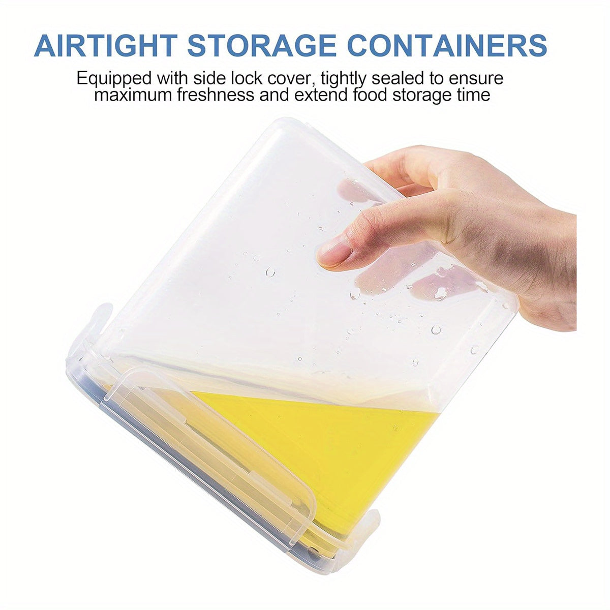 48/24/12pcs Airtight Food Storage Containers with LIDS, Perfect for Kitchen Pantry Organization And Storage Of Grains, Rice, Pasta, Tea, Nuts And Coffee Beans - Dishwasher Safe And Includes Labeled And Labeled Kitchen Items