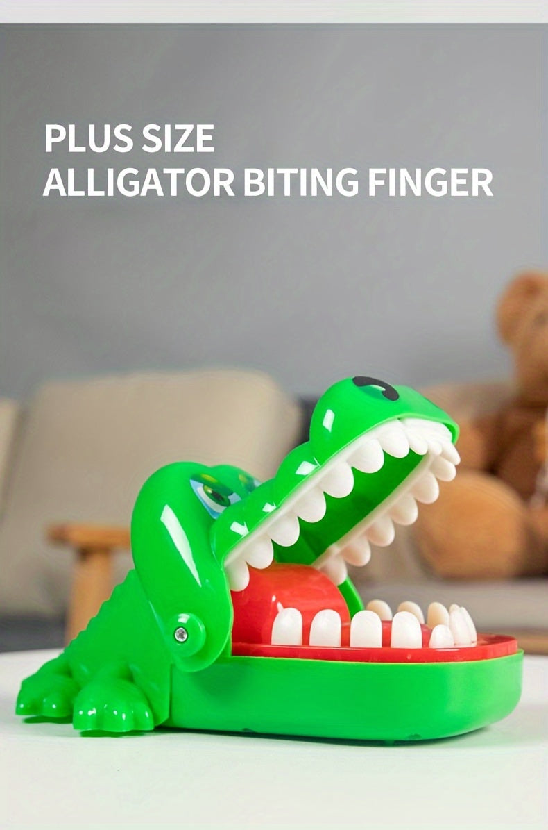 Fun Interactive Teeth-Pulling Game - Crocodile Finger Biting Toy for Youngsters 3+ - Perfect Party & Christmas Gift