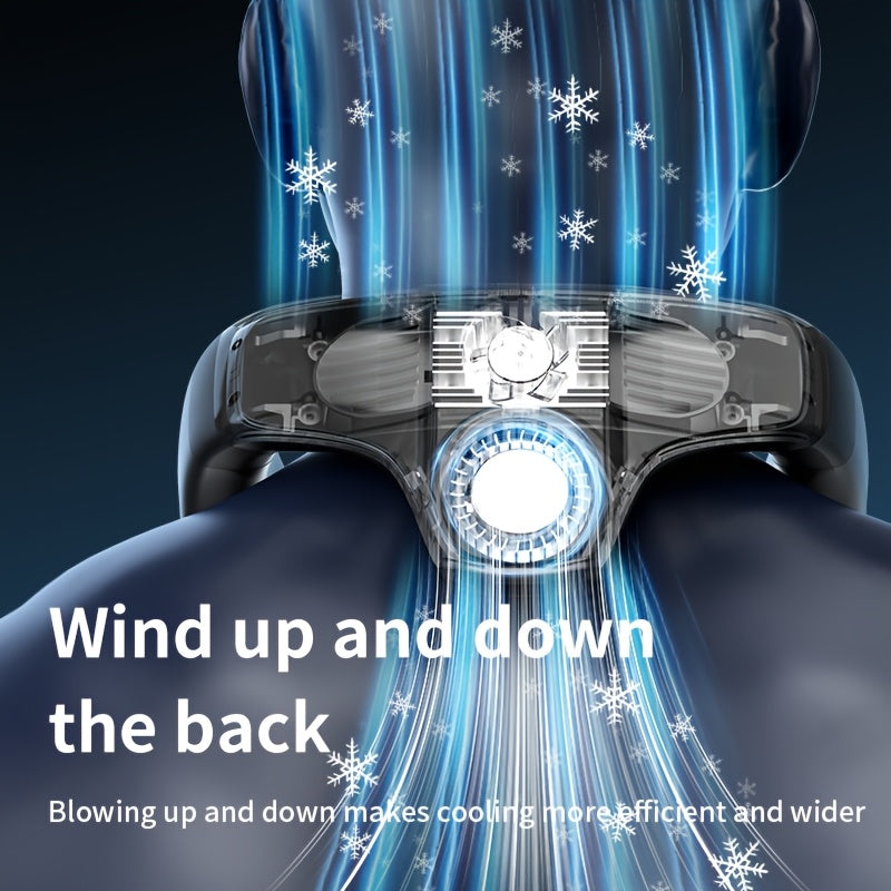 Wearable Neck Fan – Rechargeable, Quiet, Fast Cooling Relief