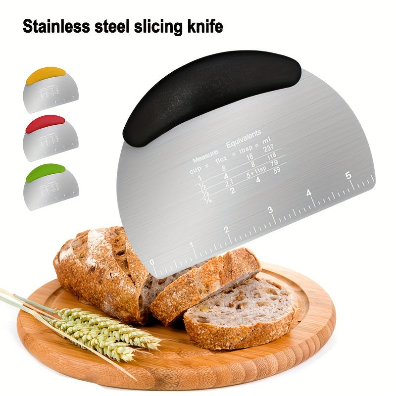 Stainless Steel Pastry Scraper – Multipurpose Baking Tool