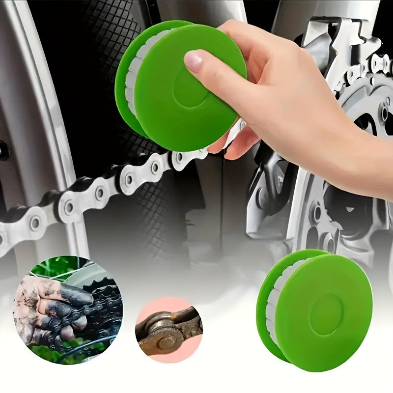 1pc Portable Bike Chain Oiler Tool - Effortless Maintenance with Anti-Rust Lubricant, Green PP Material, Ideal for All-Weather Use, Bike Maintenance Essentials | Green Plastic Oiler | Durable Plastic Oiler