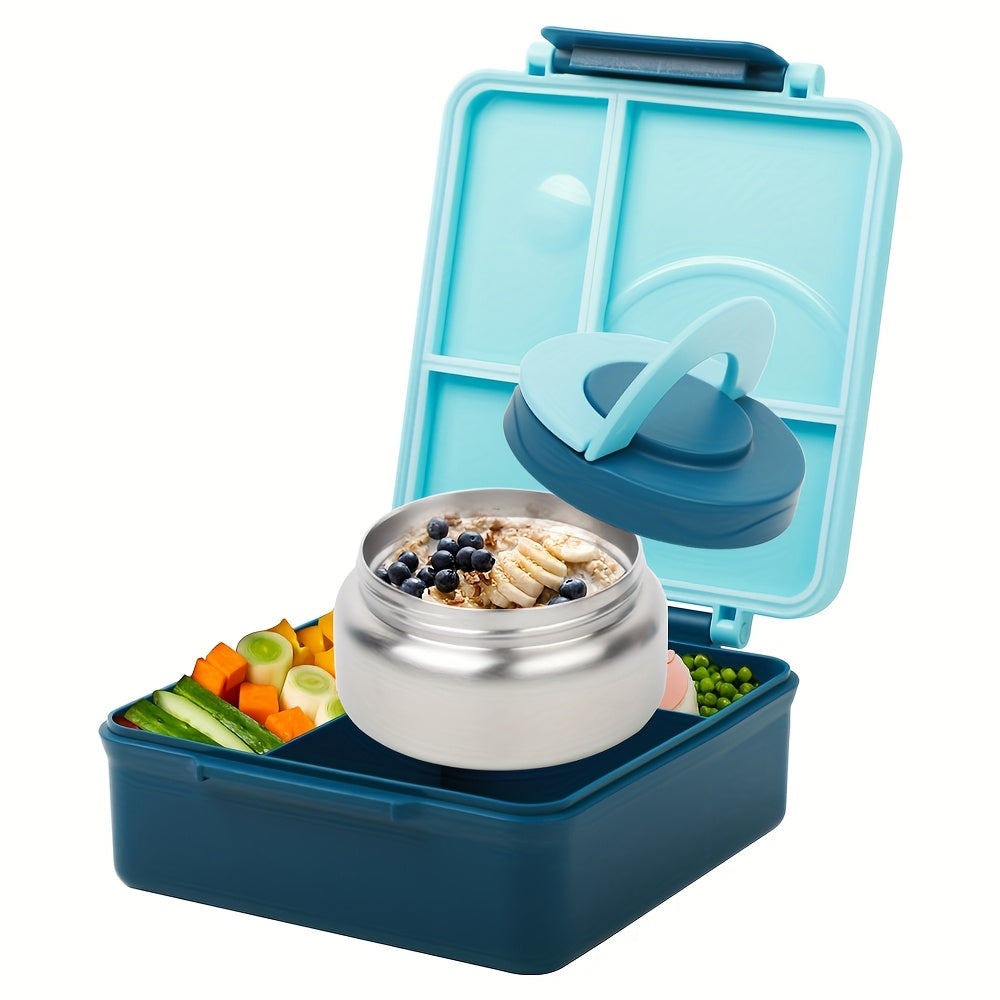 8Oz Insulated Leak-Proof Lunch Box with 4 Compartments