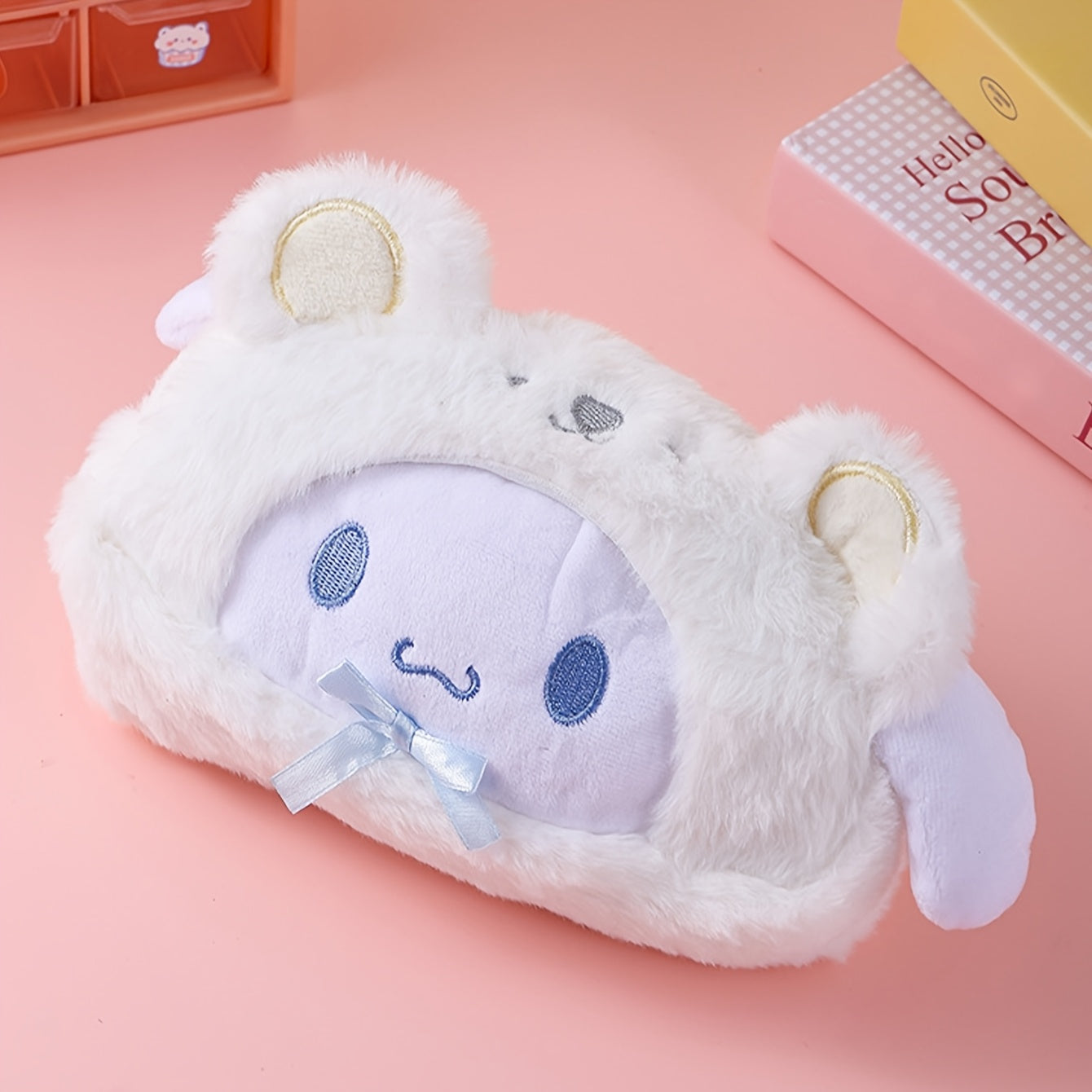 Sanrio Flannel Cartoon Dog Pen Case
