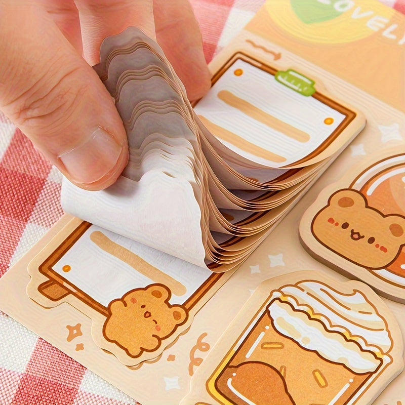 60pcs Cute Bunny Sticky Notes - Adorable Memo Pads for Students, School Supplies & Office Essentials