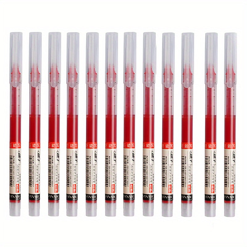 12-Pack Quick-Dry Smooth Rollerball Pens