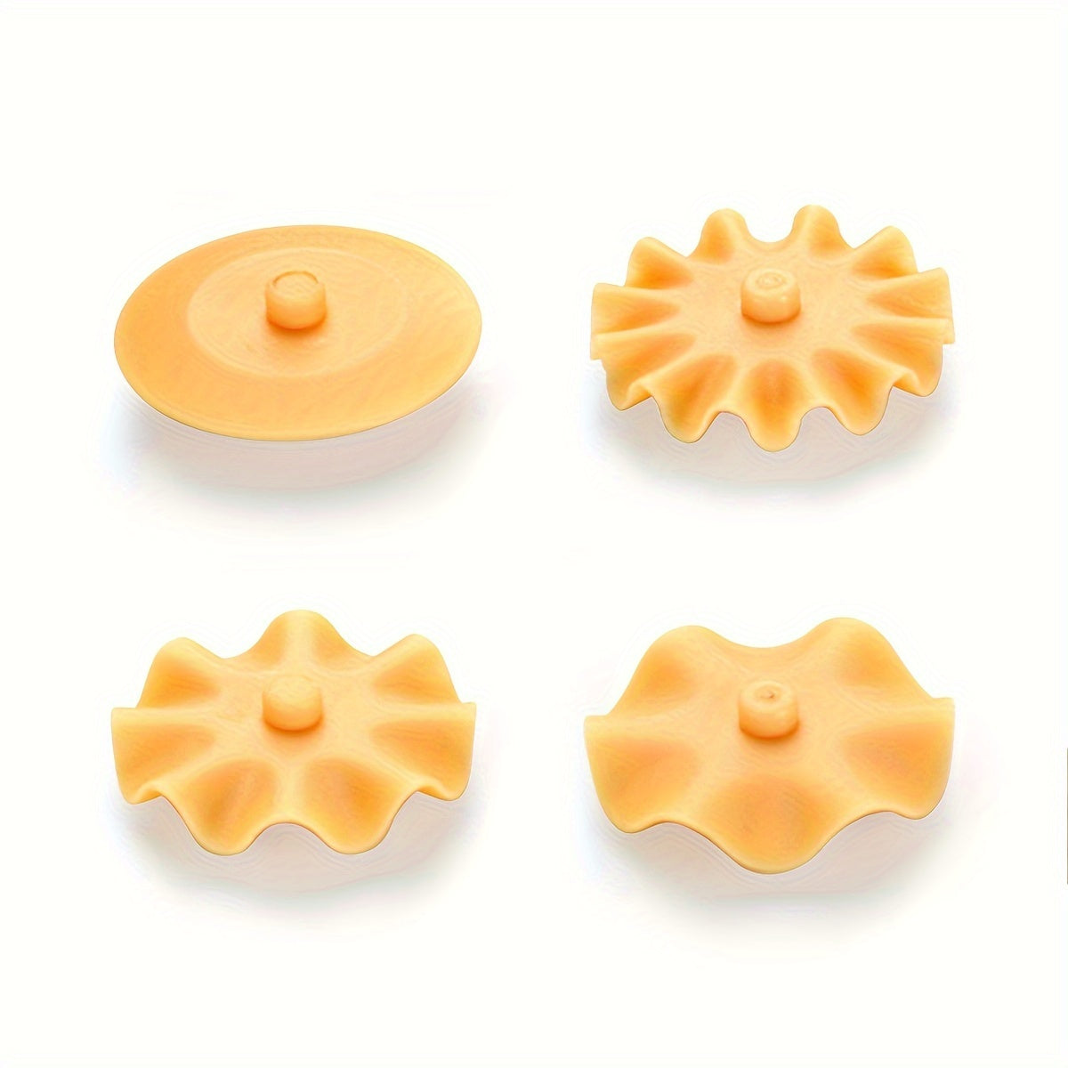 4-in-1 Interchangeable Plastic Pizza Cutter Set with Pastry Stamp Accessories, 1pc Multipurpose Kitchen Gadget for Easy Dough Shaping and Pie Crust Cutting